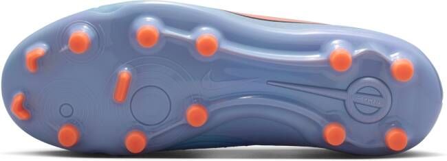 Nike Jr. Tiempo Legend 10 Academy low-top voetbalschoenen voor kleuters kids (meerdere ondergronden) Blauw