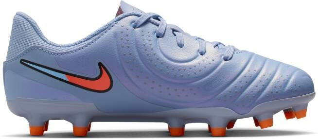 Nike Jr. Tiempo Legend 10 Academy low-top voetbalschoenen voor kleuters kids (meerdere ondergronden) Blauw