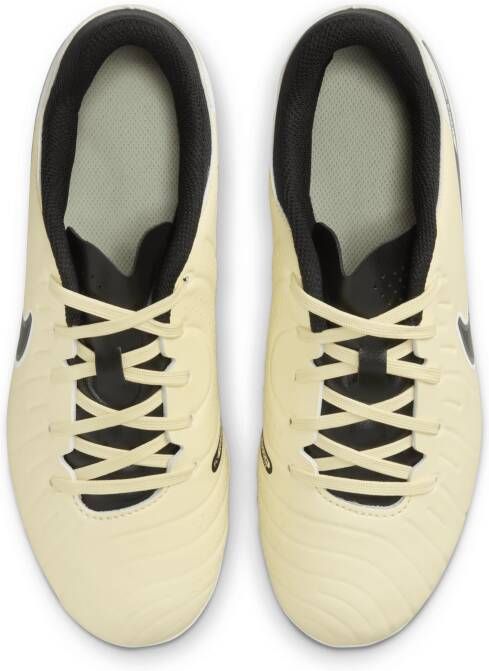 Nike Jr. Tiempo Legend 10 Academy low-top voetbalschoenen voor kleuters kids (meerdere ondergronden) Geel