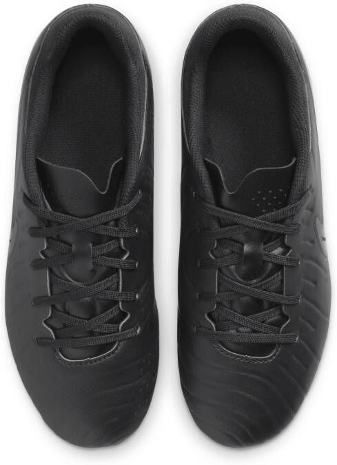 Nike Jr. Tiempo Legend 10 Academy low-top voetbalschoenen voor kleuters kids (meerdere ondergronden) Zwart - Foto 4