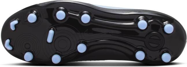 Nike Jr. Tiempo Legend 10 Academy low-top voetbalschoenen voor kleuters kids (meerdere ondergronden) Zwart