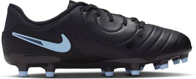 Nike Jr. Tiempo Legend 10 Academy low-top voetbalschoenen voor kleuters kids (meerdere ondergronden) Zwart
