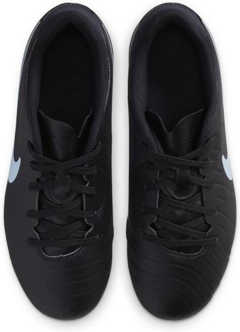Nike Jr. Tiempo Legend 10 Academy low-top voetbalschoenen voor kleuters kids (meerdere ondergronden) Zwart