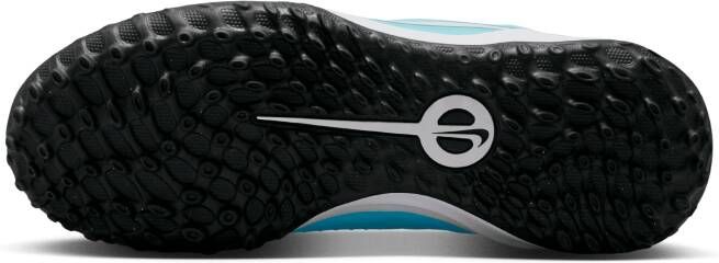Nike Jr. Tiempo Legend 10 Academy low-top voetbalschoenen voor kleuters kids (turf) Blauw - Foto 2