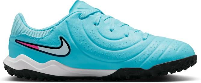 Nike Jr. Tiempo Legend 10 Academy low-top voetbalschoenen voor kleuters kids (turf) Blauw - Foto 3