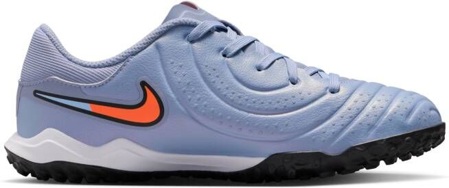 Nike Jr. Tiempo Legend 10 Academy low-top voetbalschoenen voor kleuters kids (turf) Blauw - Foto 3