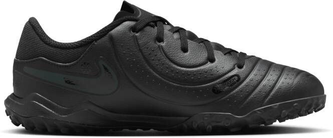 Nike Jr. Tiempo Legend 10 Academy low-top voetbalschoenen voor kleuters kids (turf) Zwart