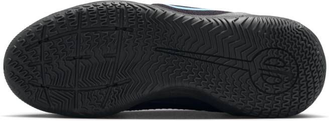 Nike Jr. Tiempo Legend 10 Academy low top zaalvoetbalschoenen voor kleuters kids Zwart
