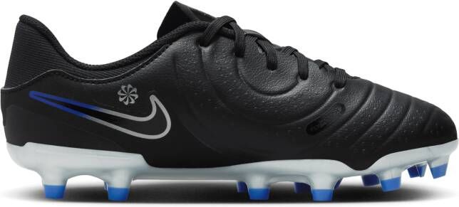 Nike Jr. Tiempo Legend 10 Academy low-top voetbalschoenen voor kleuters kids (meerdere ondergronden) Zwart