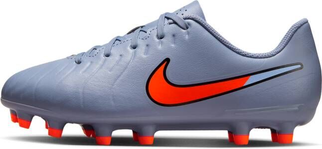 Nike Jr. Tiempo Legend 10 Club low top voetbalschoenen voor kleuters kids (meerdere ondergronden) Blauw