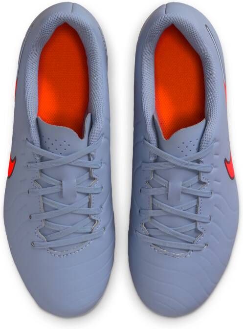 Nike Jr. Tiempo Legend 10 Club low top voetbalschoenen voor kleuters kids (meerdere ondergronden) Blauw