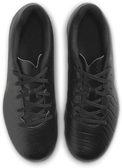 Nike Jr. Tiempo Legend 10 Club low top voetbalschoenen voor kleuters kids (meerdere ondergronden) Zwart - Foto 4