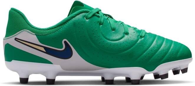 Nike Jr. Tiempo Legend 10 Academy LV8 low-top voetbalschoenen voor kids (meerdere ondergronden) Groen