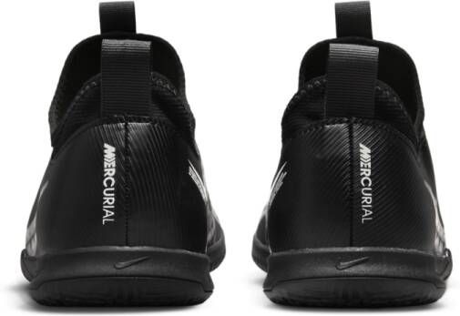 Nike Jr. Zoom Mercurial Vapor 15 Academy IC Zaalvoetbalschoen voor kleuters kids Zwart