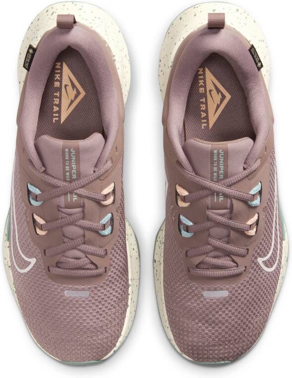 Nike Juniper Trail 2 GORE-TEX waterdichte trailrunningschoenen voor dames Bruin - Foto 4