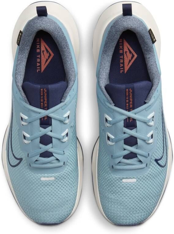 Nike Juniper Trail 2 GORE-TEX waterdichte trailrunningschoenen voor heren Blauw - Foto 4