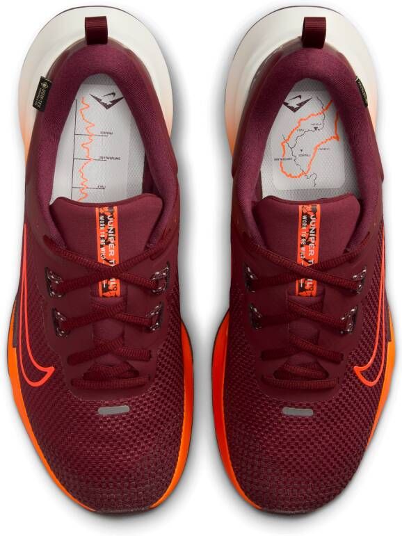 Nike Juniper Trail 2 GORE-TEX waterdichte trailrunningschoenen voor heren Rood - Foto 4