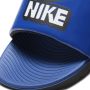 Nike Kawa Slipper kleuters kids Slippers Blauw Zwart - Thumbnail 4