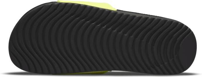Nike Kawa Slipper kleuters kids Geel