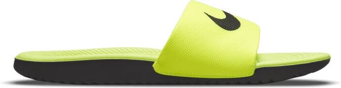 Nike Kawa Slipper kleuters kids Geel