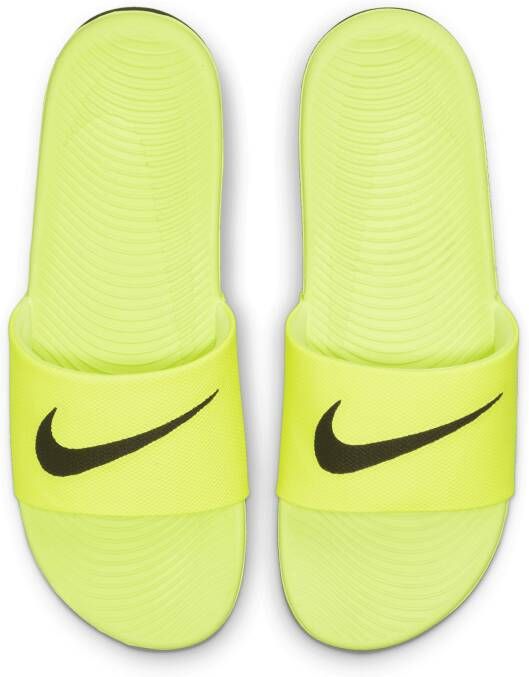 Nike Kawa Slipper kleuters kids Geel