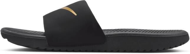 Nike Kawa Slipper kleuters kids Zwart