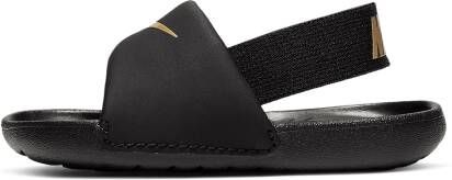 Nike Kawa TD Slippers Black Metallic Gold Kinderen - Foto 2