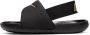 Nike Kawa TD Slippers Black Metallic Gold Kinderen - Thumbnail 2