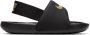 Nike Kawa TD Slippers Black Metallic Gold Kinderen - Thumbnail 3