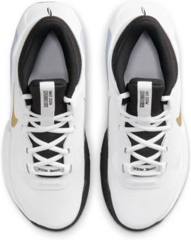 Nike Kids Nike Air Zoom Crossover Basketbalschoenen voor kids Wit