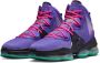 Nike Lebron 19 Low Basketball Shoes Purple - Thumbnail 4