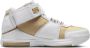 Nike Zoom Lebron Ii White Metallic Gold-Varsity Crimson - Thumbnail 3