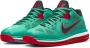 Nike Lebron Ix Low New Green Black Action Red White Schoenmaat 45 1 2 Sneakers DQ6400 300 - Thumbnail 5