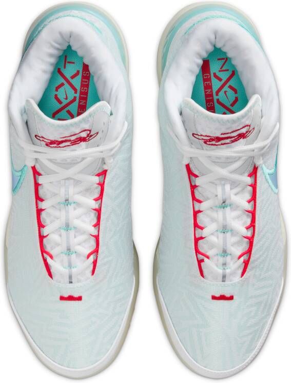 Nike LeBron Heren Schoenen Wit Maat: 40.5 Mesh Synthetisch Foot Locker - Foto 4
