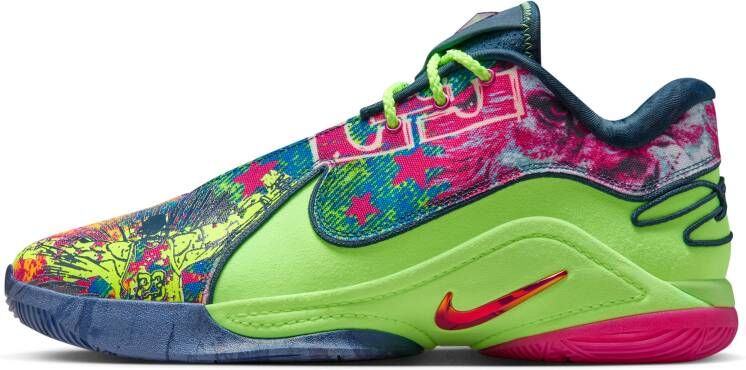 Nike LeBron Heren Schoenen Blauw Maat: 44.5 Mesh Synthetisch Foot Locker