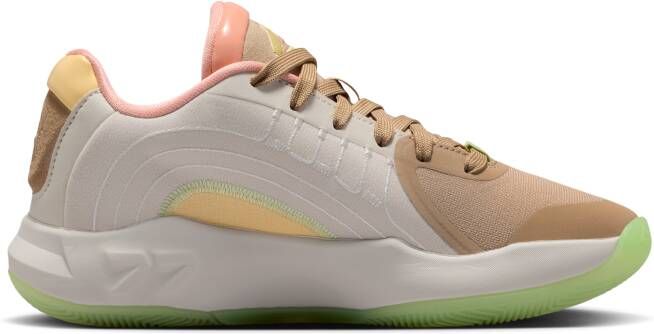 Nike Luka 4 'Light Orewood and Tangerine' basketbalschoenen voor kids Bruin