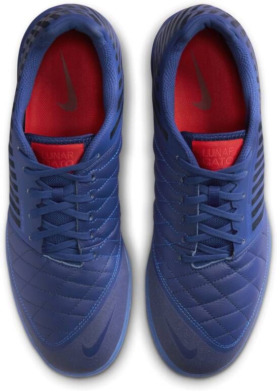 Nike Lunargato II low-top zaalvoetbalschoenen Blauw