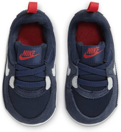 Nike Max 90 Crib Bootie voor baby's Blauw