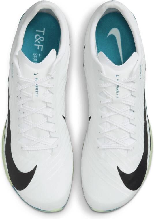 Nike Maxfly 2 Track and Field sprinting spikes Wit
