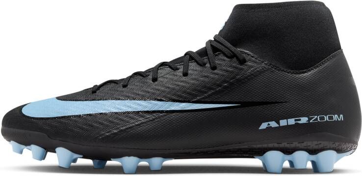 Nike Mercurial Superfly 10 Academy high-top voetbalschoenen (kunstgras) Zwart