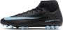 Nike Mercurial Superfly 10 Academy high-top voetbalschoenen (kunstgras) Zwart - Thumbnail 1