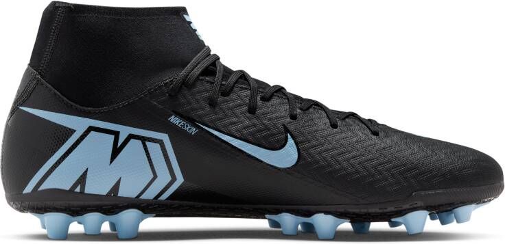 Nike Mercurial Superfly 10 Academy high-top voetbalschoenen (kunstgras) Zwart