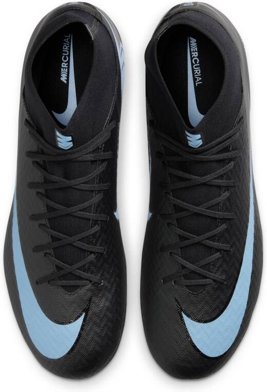 Nike Mercurial Superfly 10 Academy high-top voetbalschoenen (kunstgras) Zwart