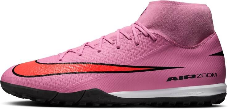 Nike Mercurial Superfly 10 Academy high-top voetbalschoenen (turf) Roze