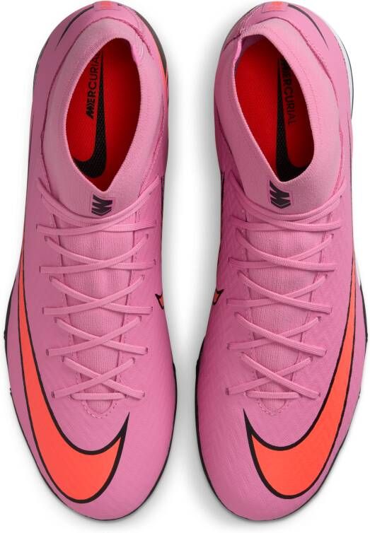 Nike Mercurial Superfly 10 Academy high-top voetbalschoenen (turf) Roze