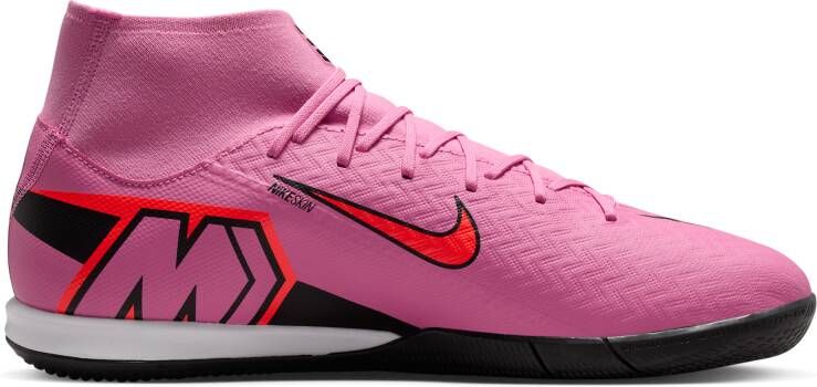 Nike Mercurial Superfly 10 Academy high top zaalvoetbalschoenen Roze