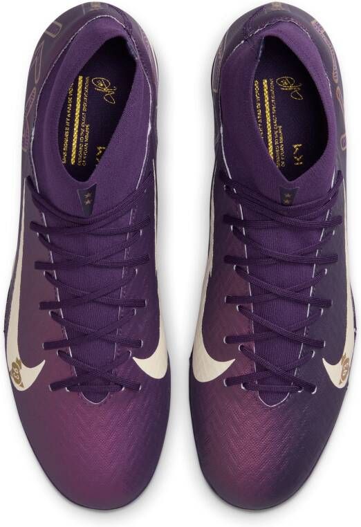 Nike Mercurial Superfly 10 Academy 'Kylian Mbappé' high top voetbalschoenen (turf) Paars