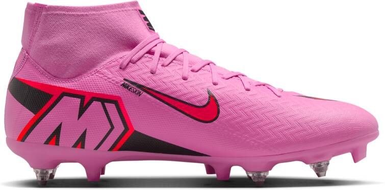 Nike Mercurial Superfly 10 Academy SG-Pro high top voetbalschoenen Roze