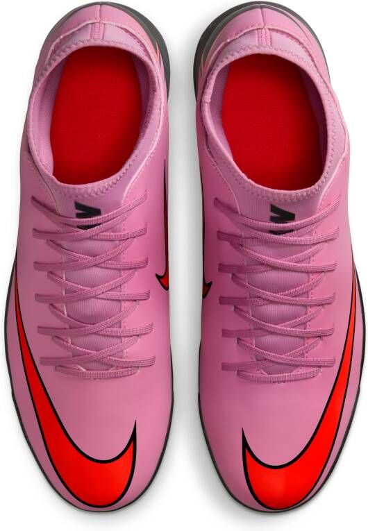 Nike Mercurial Superfly 10 Club high top voetbalschoenen (turf) Roze