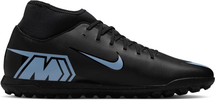 Nike Mercurial Superfly 10 Club high top voetbalschoenen (turf) Zwart